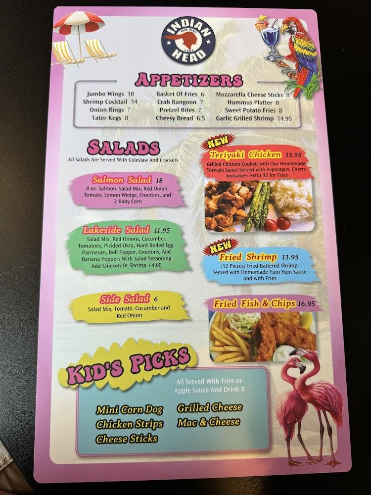 Indian Head Roadhouse Menu image 2