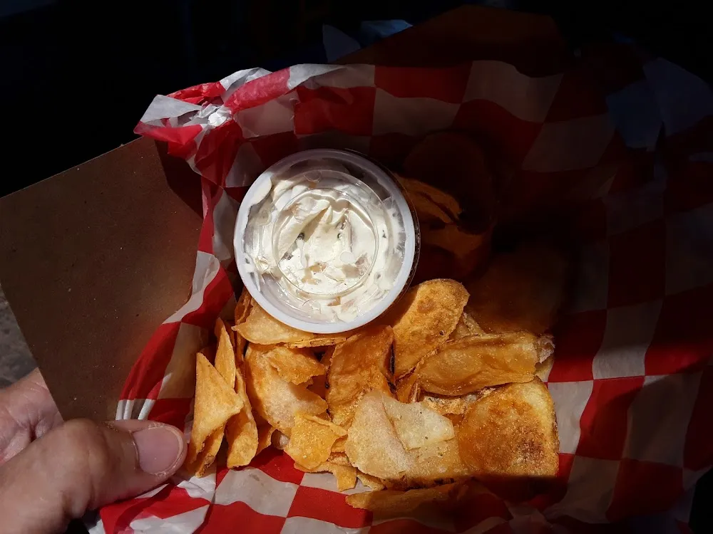 Pan-Fried Chips and Dip